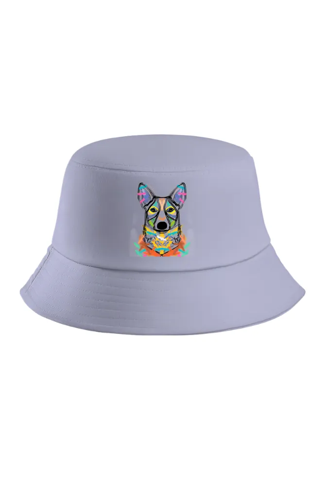Happy Corgi Bucket Hat (3 Colours)