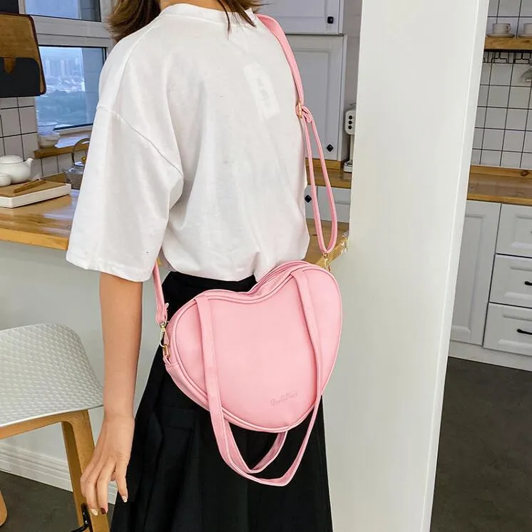 Harajuku cute heart-shaped bag yc23154