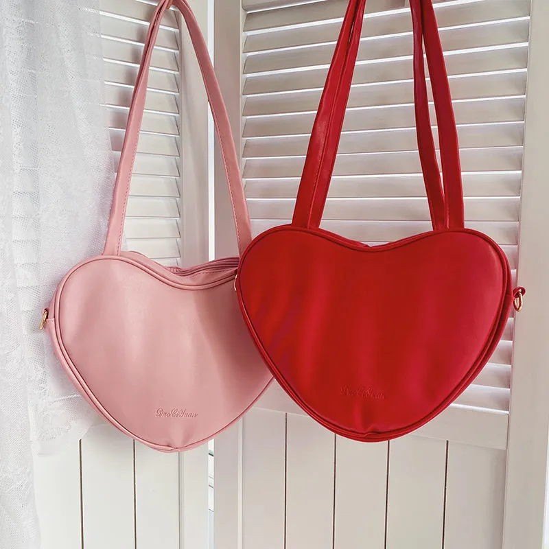 Harajuku cute heart-shaped bag yc23154