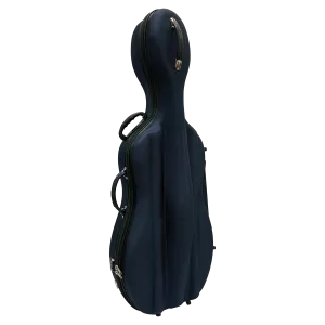 Hard Cello Bag with Wheels 1/2 Blue