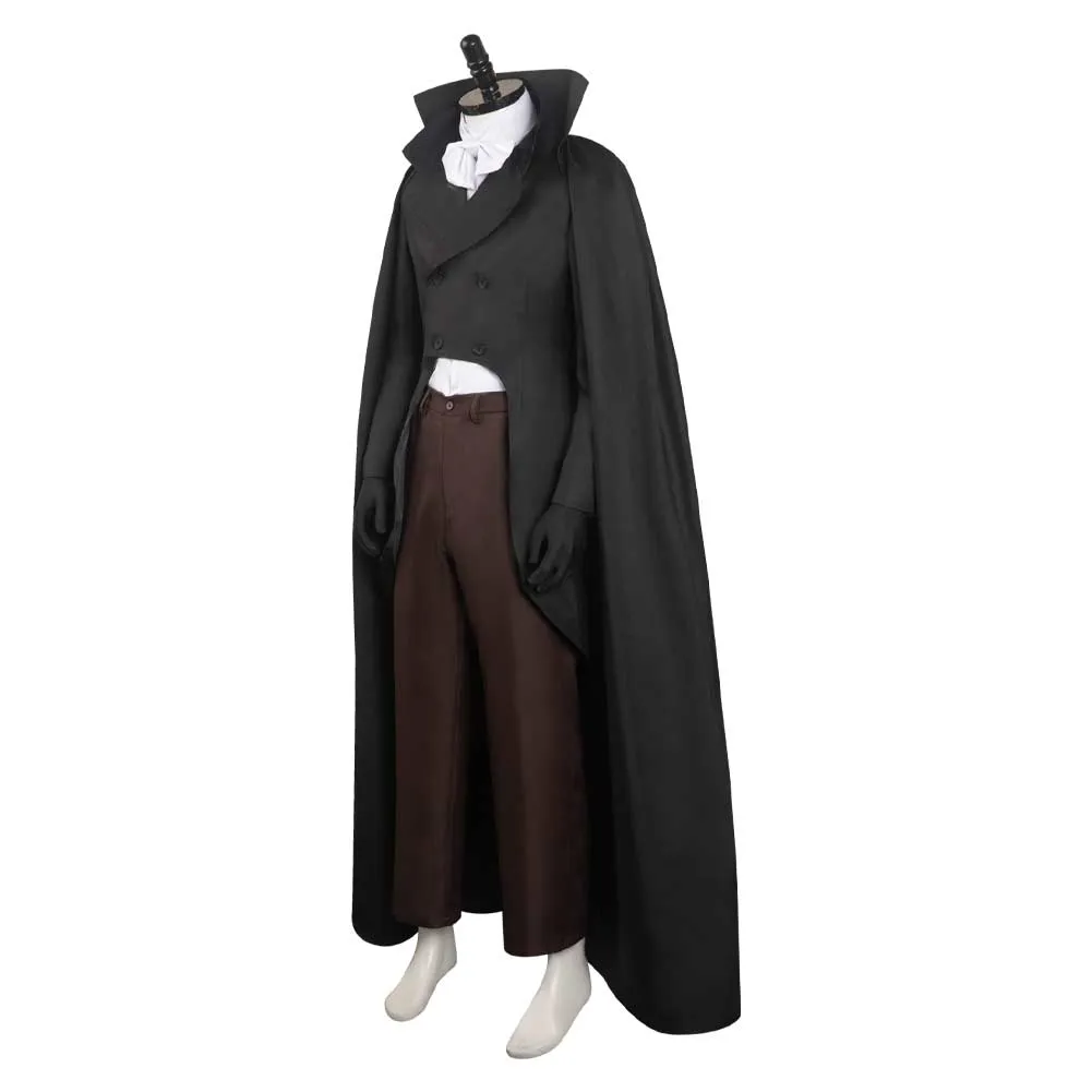 Haunted Mansion The Hat Box Ghost Cosplay Costume Outfits Halloween Carnival Suit