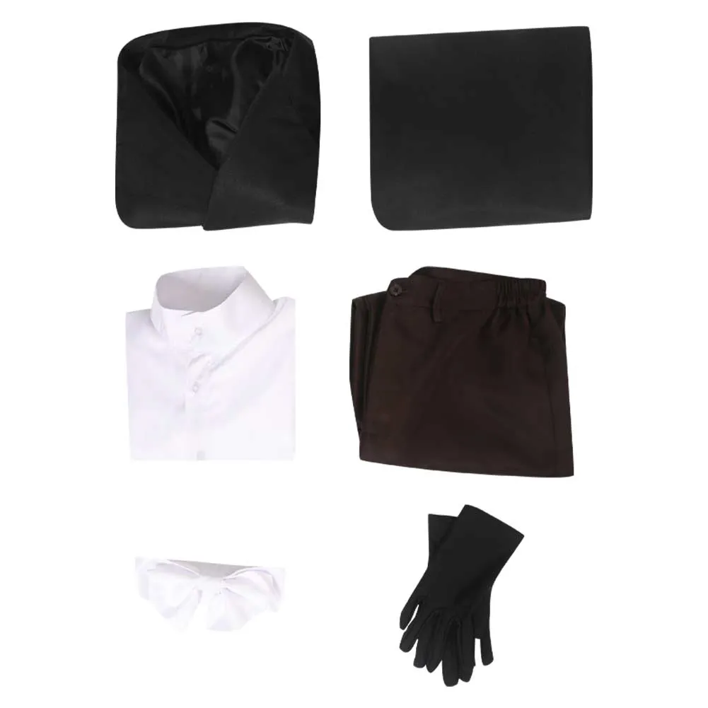 Haunted Mansion The Hat Box Ghost Cosplay Costume Outfits Halloween Carnival Suit