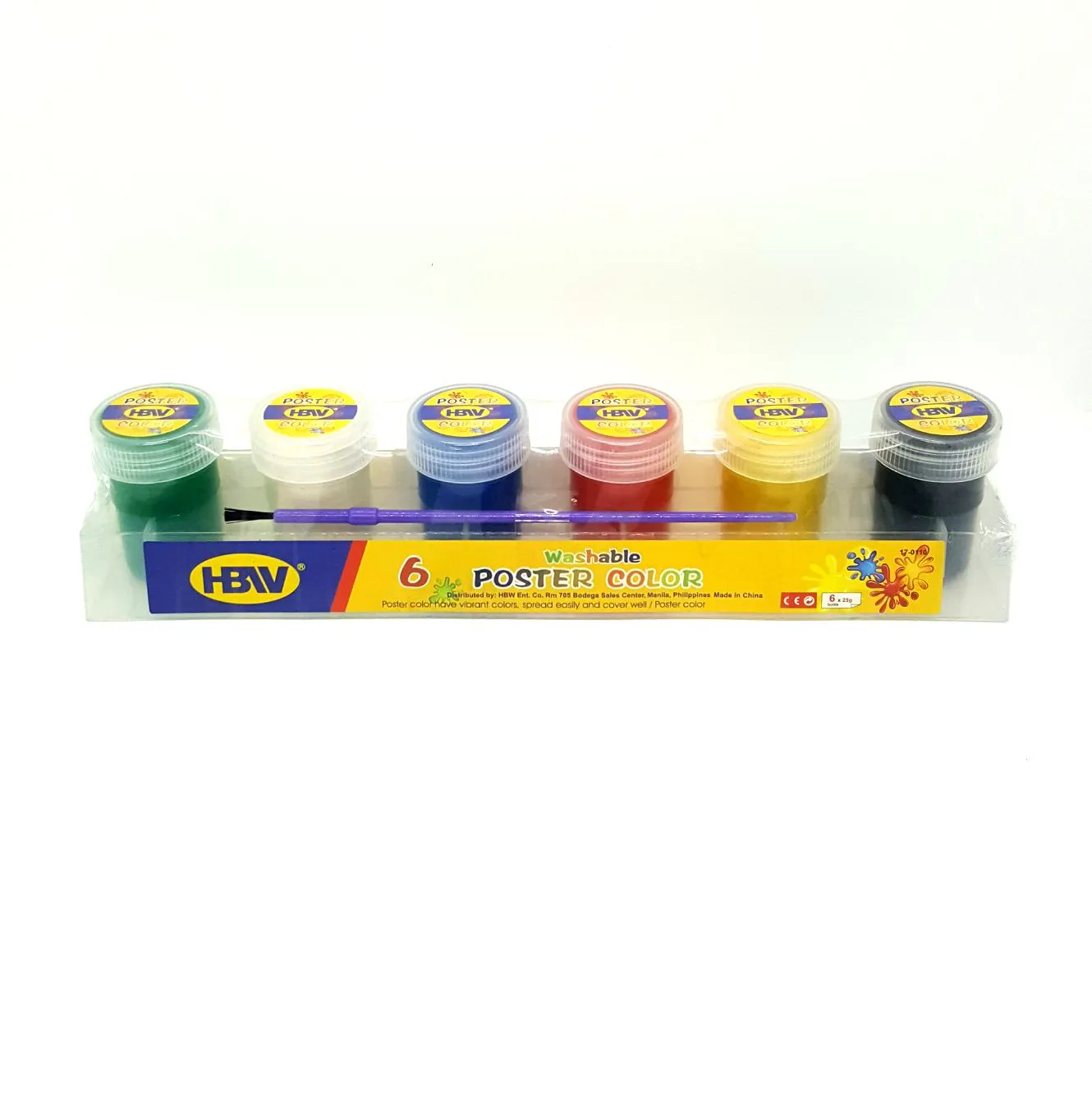 HBW Poster Paint 6 colors
