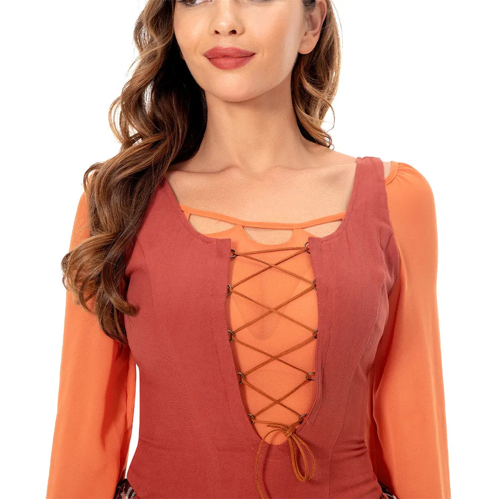 Hocus Pocus 2：Mary Sanderson Cosplay Costume Outfits Halloween Carnival Suit
