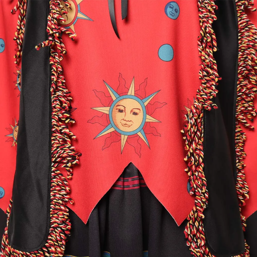 Hocus Pocus Dani Dennison Cosplay Costume Coat Skirt Hat Outfits Halloween Carnival Suit
