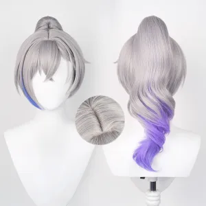 Honkai Silver Wolf Cosplay Wig Carnival Halloween Props