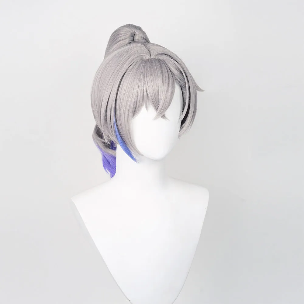 Honkai Silver Wolf Cosplay Wig Carnival Halloween Props