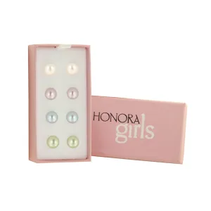 Honora Colored Freshwater Cultured Pearl Earring Set