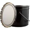INDIVIDUAL 3-1/2 Gallon - Open Top, Black Steel Pail – CDOT Specification