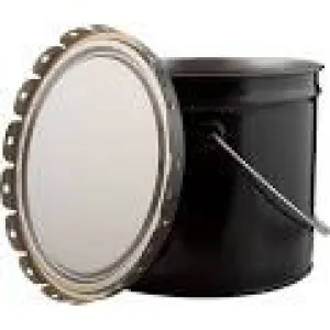 INDIVIDUAL 3-1/2 Gallon - Open Top, Black Steel Pail – CDOT Specification