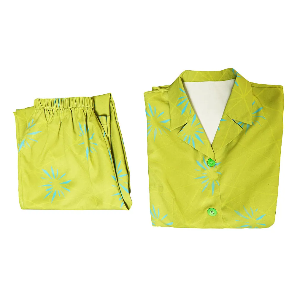 Inside Out 2 Joy Green Suit Cosplay Costume Outfits Halloween Carnival Suit