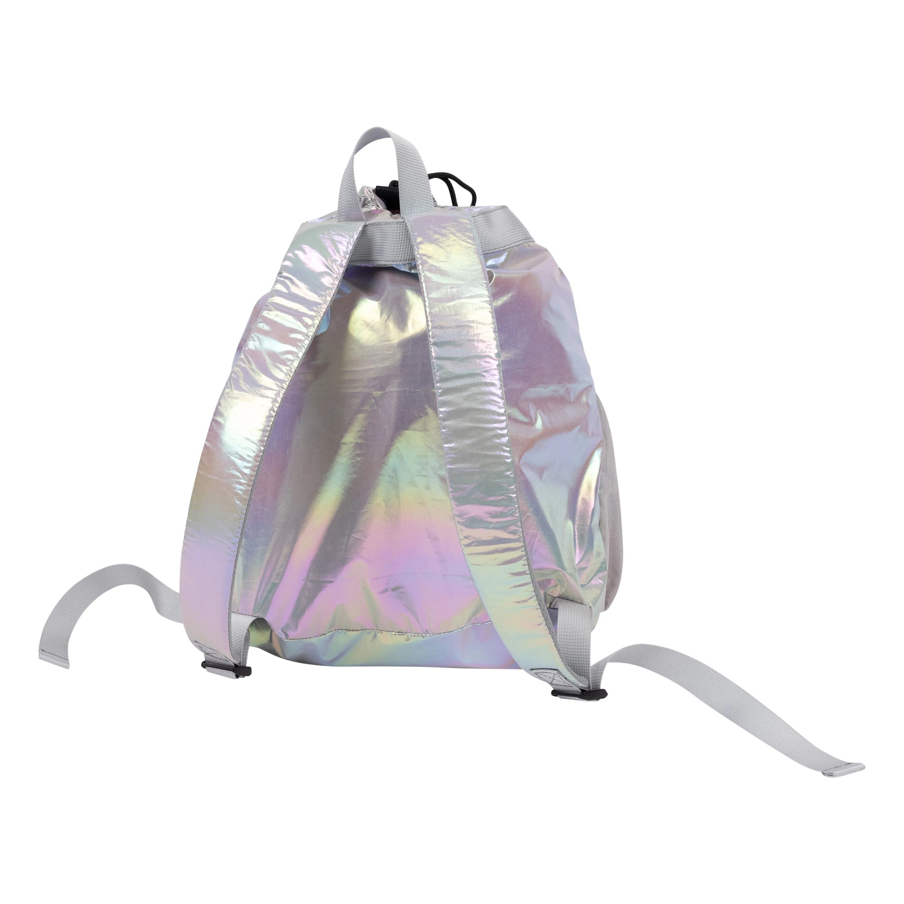 Iridescent Drawstring Backpack
