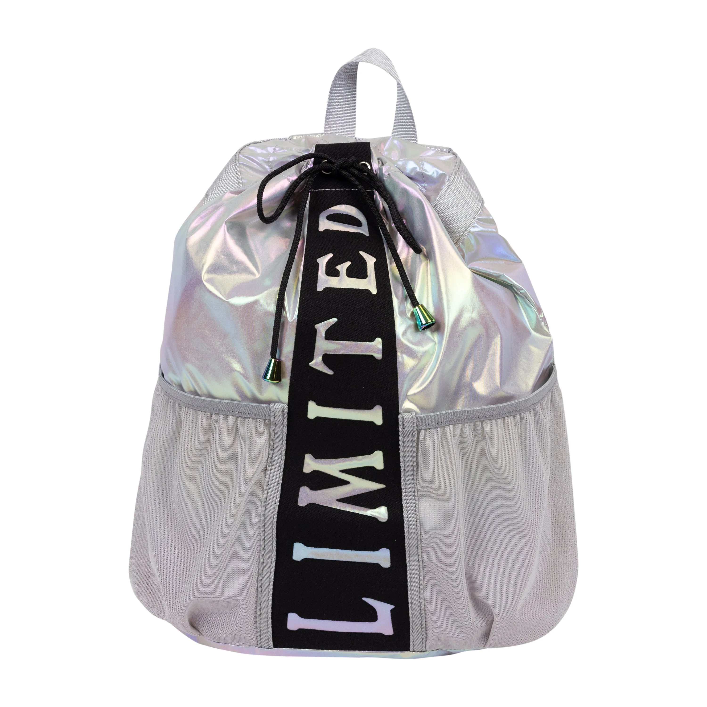 Iridescent Drawstring Backpack