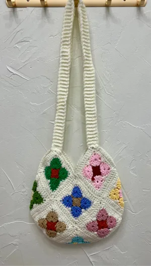 Ivory Crochet Bag