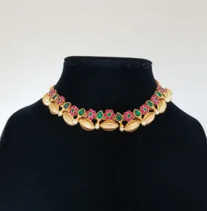Jadau Kundan Dholak Necklace JV10