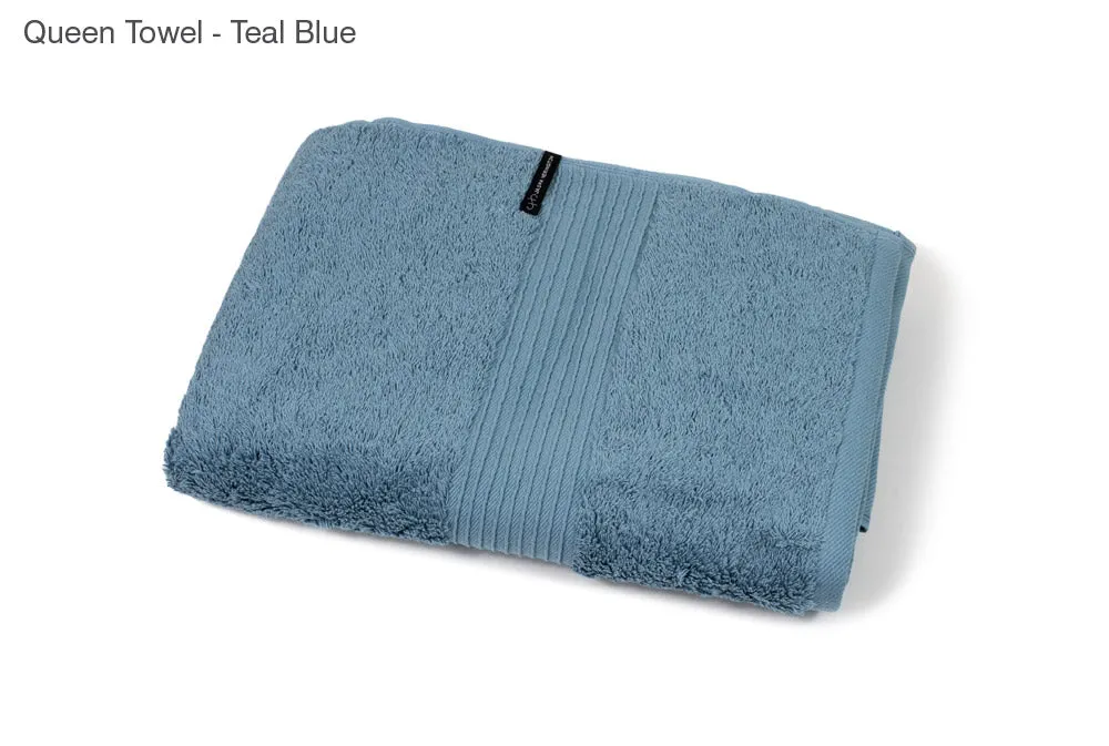 Jaspa Herington Egyptian Cotton BATH TOWELS – KING BATH SHEEET - Teal Blue