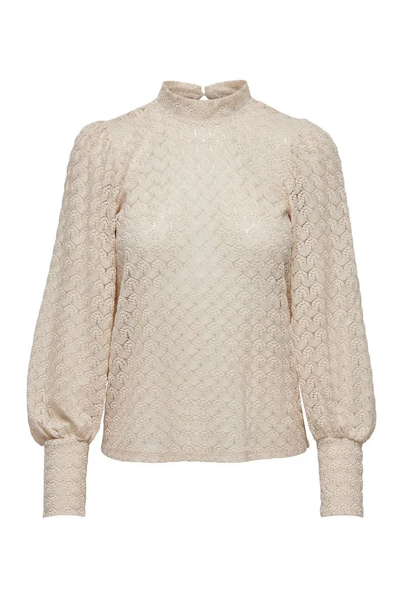 JDY AVERY L/S LACE TOP