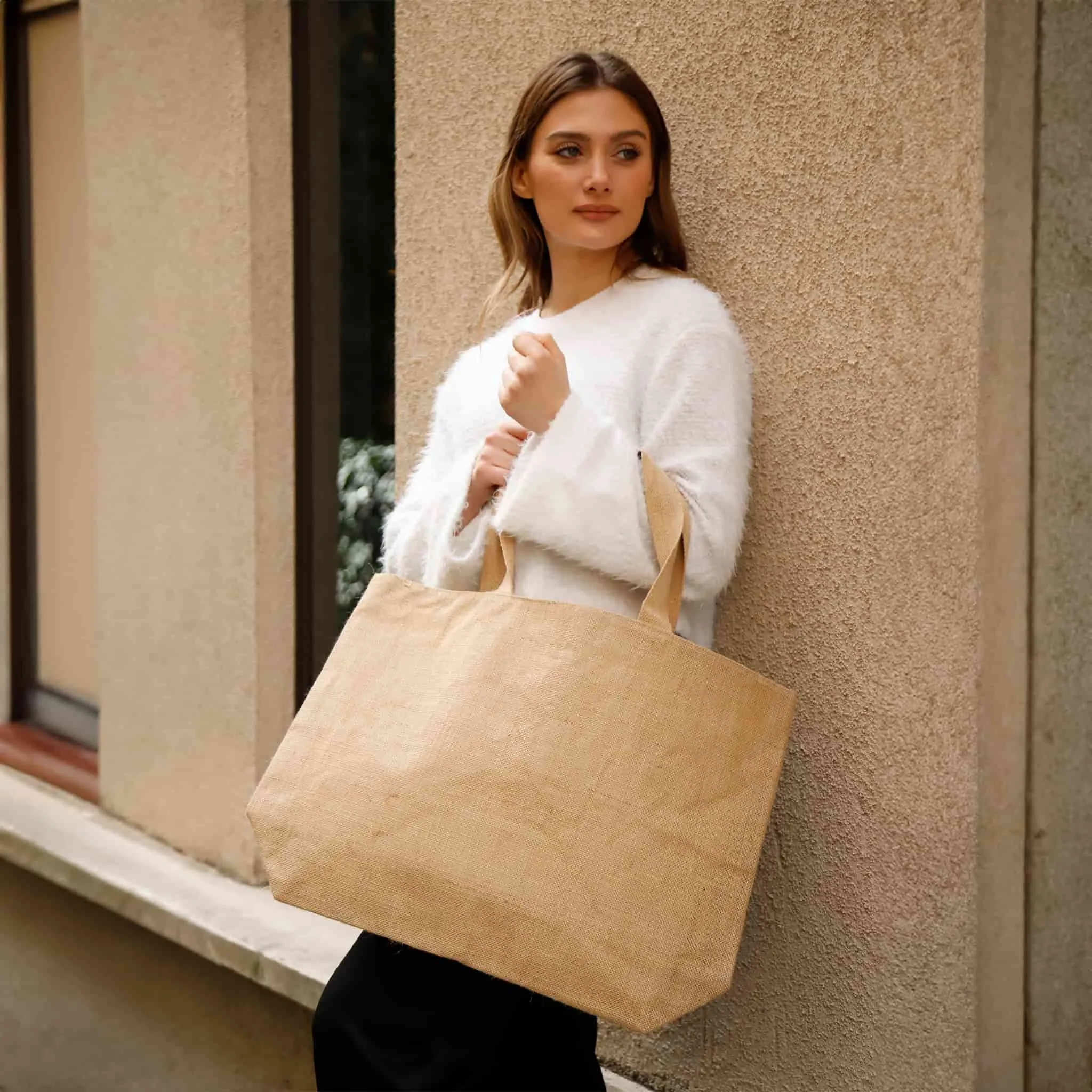 Jumbo Versatile Jute Tote