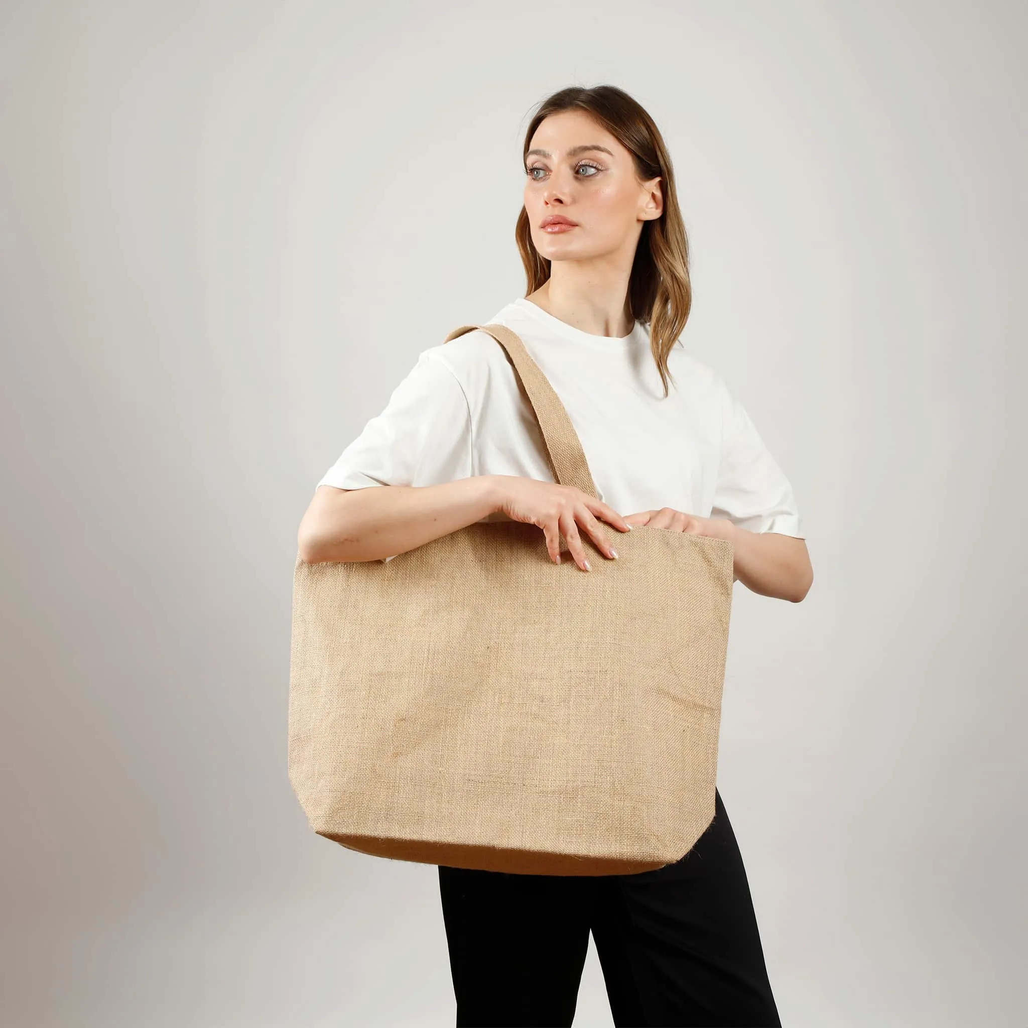 Jumbo Versatile Jute Tote