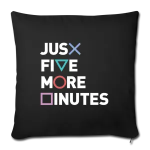 Just Five More Minutes Throw Pillow Cover