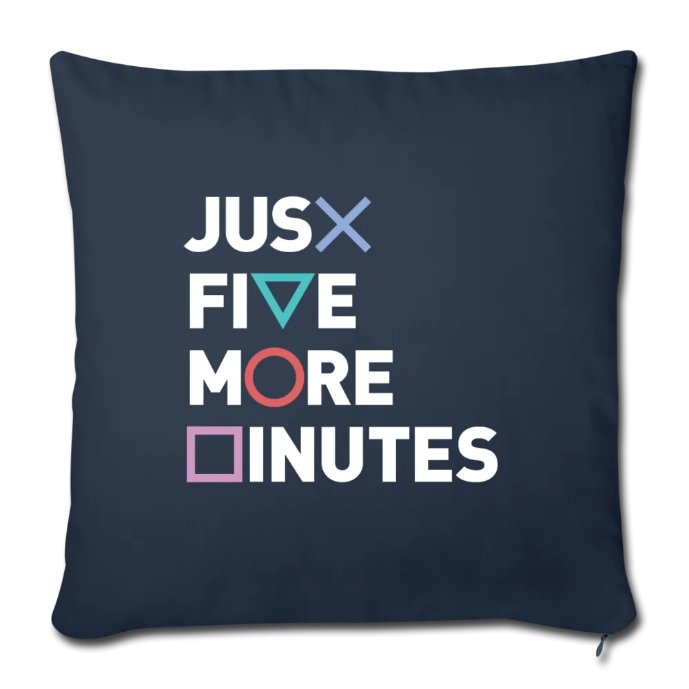 Just Five More Minutes Throw Pillow Cover