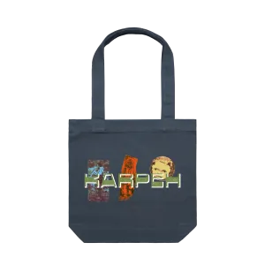 Karpeh Shapes Blue Tote Bag