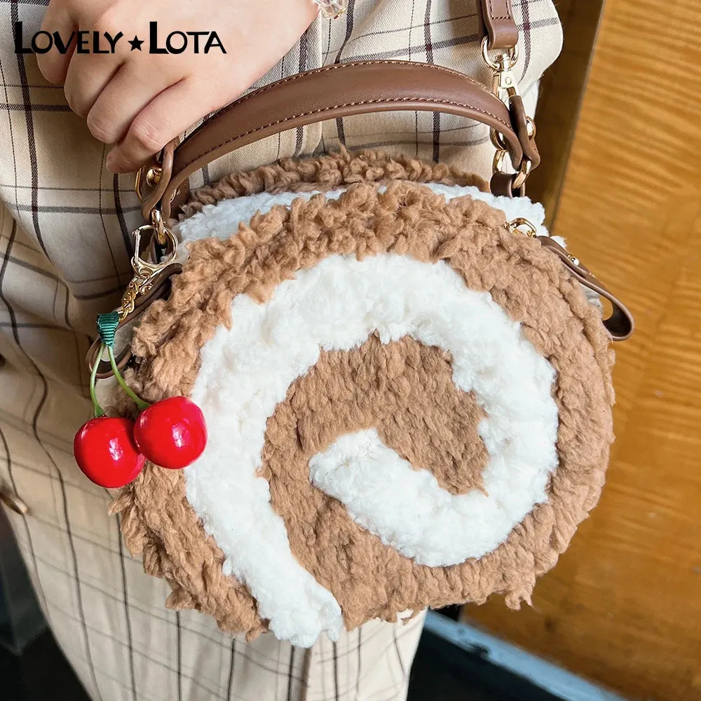 Kawaii Circular Lolita Crossbody Bag 🎀✨ Sweet Cure Handbag for Girls – Stylish JK Uniform Shoulder Bag 👜💖