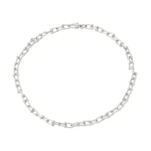 Kenneth Jay Lane 925 Silver Link Necklace