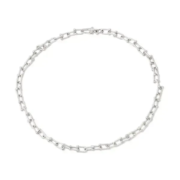Kenneth Jay Lane 925 Silver Link Necklace