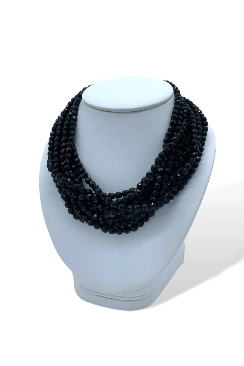 Kenneth Jay Lane Faceted Multi-Strand Necklace
