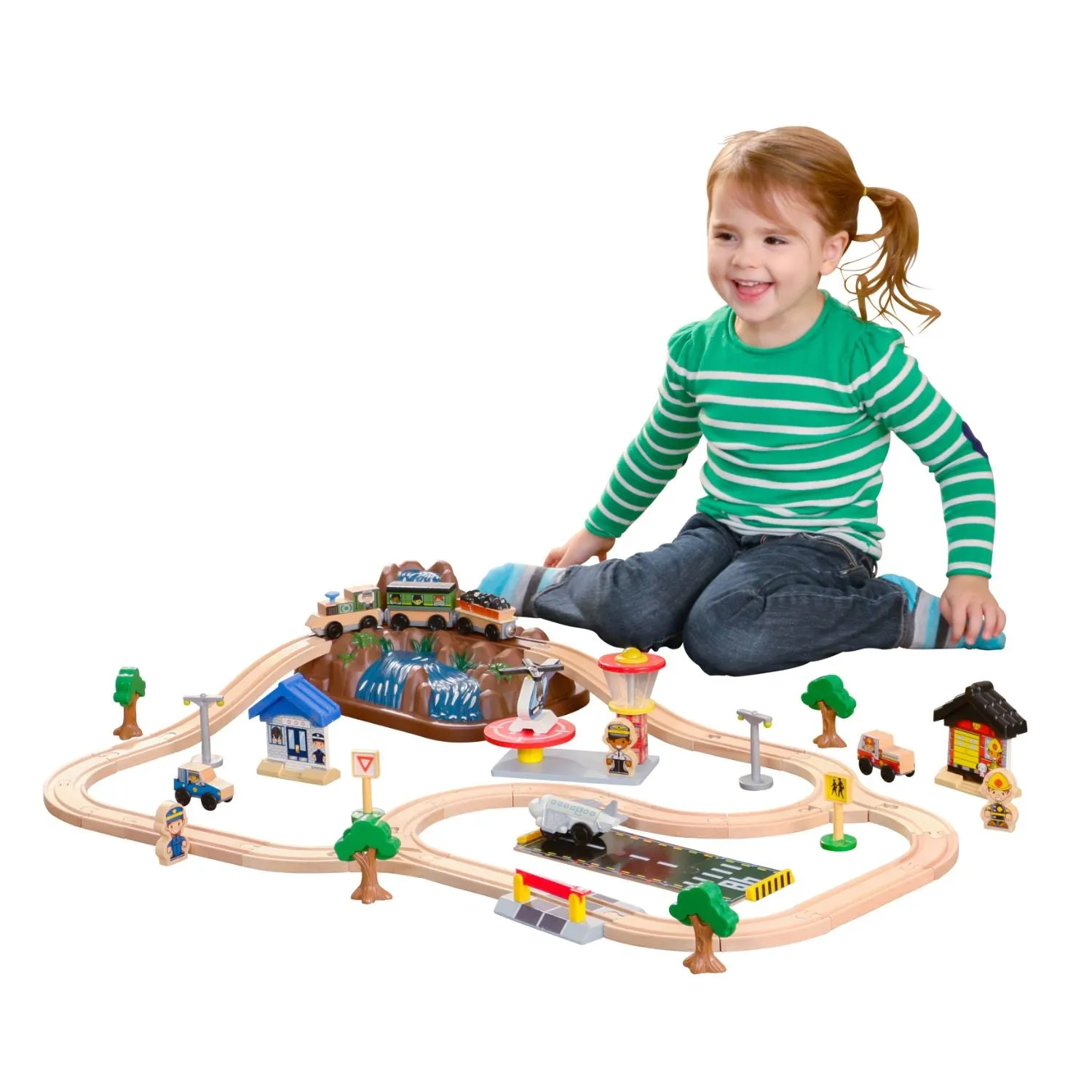 KidKraft Bucket Top Mountain Train Set