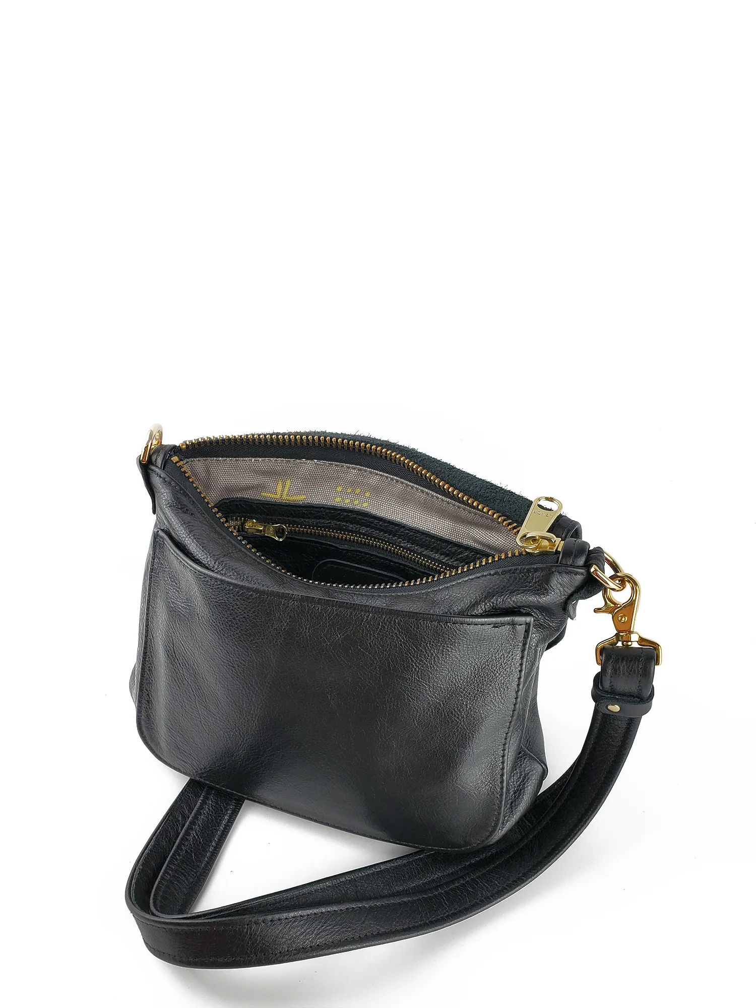 Kindness Saddle Bag ~ Black Nassa