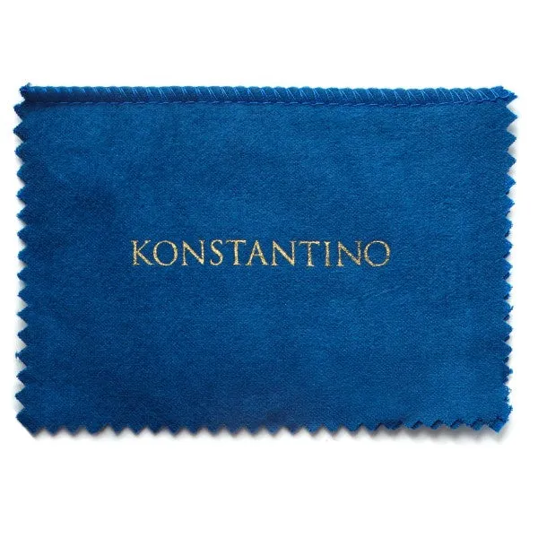 Konstantino Men's Sterling Silver Square Designer Cufflinks