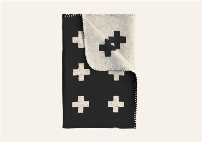Large Cross Blanket by Pia Wallén