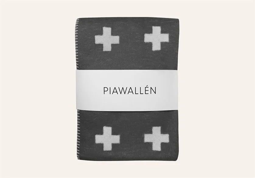 Large Cross Blanket by Pia Wallén