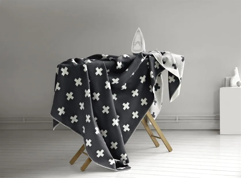 Large Cross Blanket by Pia Wallén