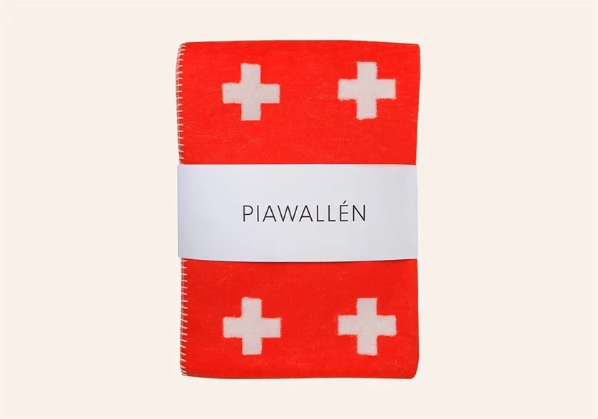 Large Cross Blanket by Pia Wallén