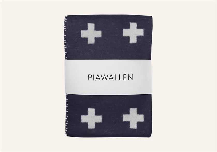 Large Cross Blanket by Pia Wallén