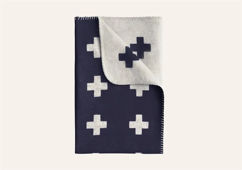 Large Cross Blanket by Pia Wallén