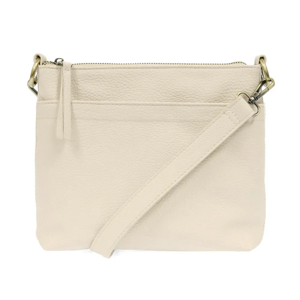 Layla Top Zip Crossbody Purse - Monogrammed Cross Body Bag - 7 Colors