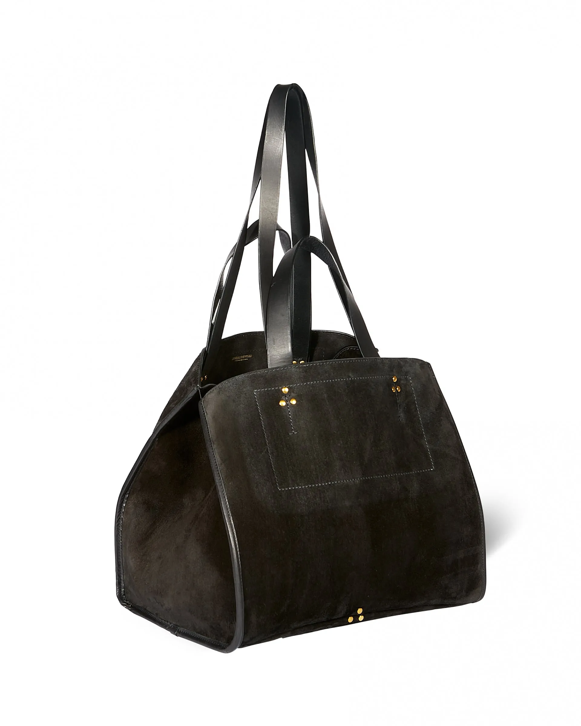 leon m - split suede noir