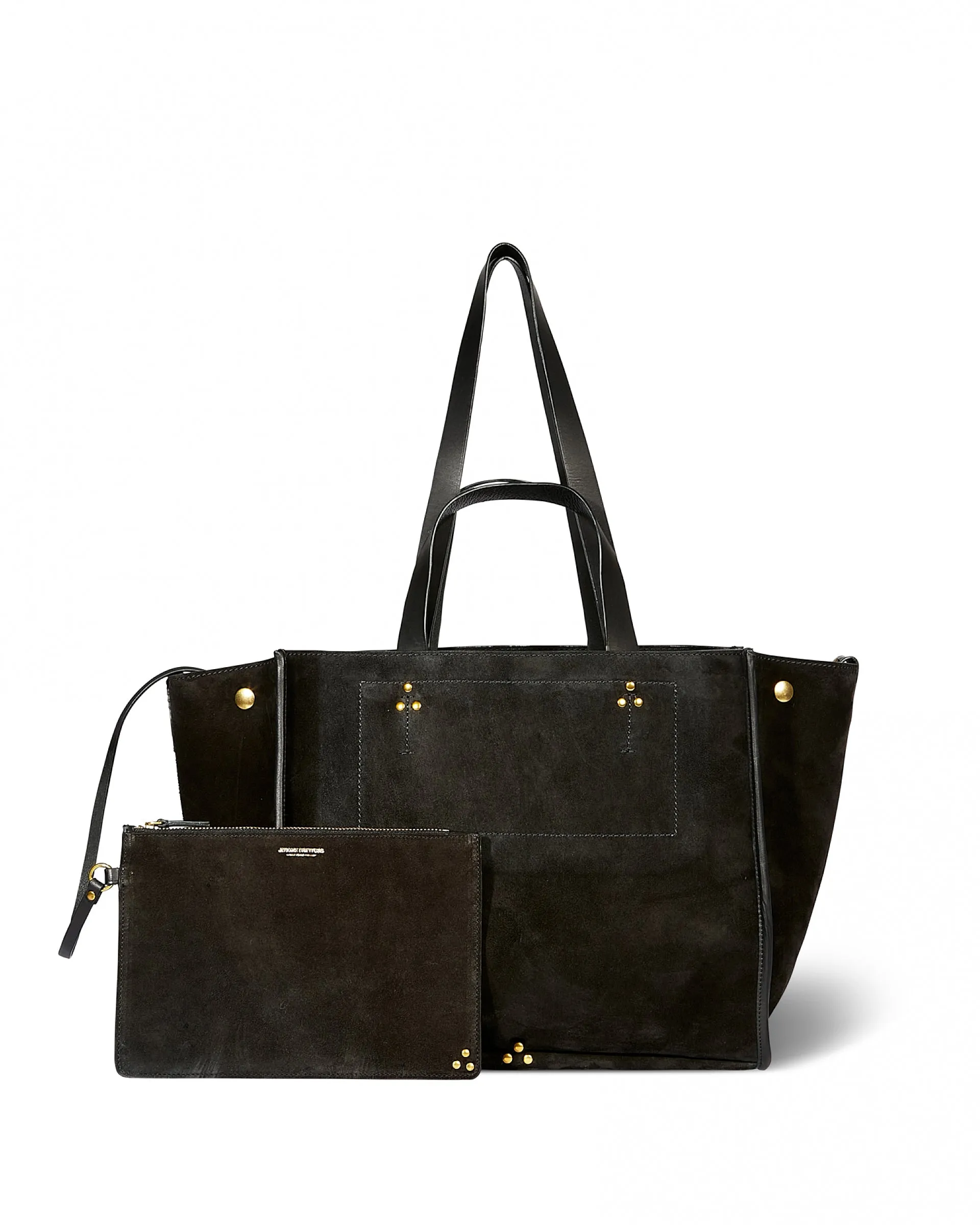 leon m - split suede noir