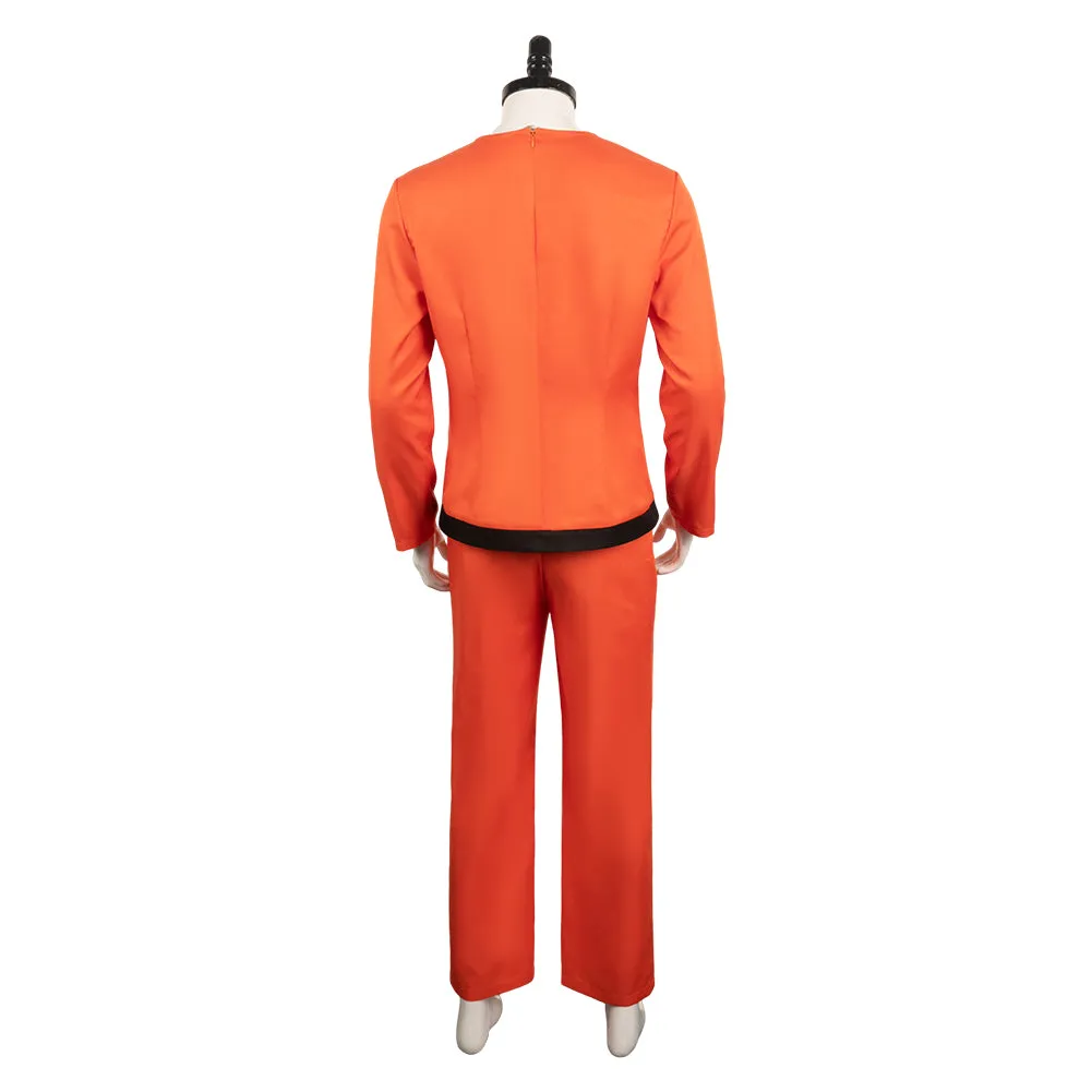 Lethal Company Game Orange Protective Suit Cosplay Costume
