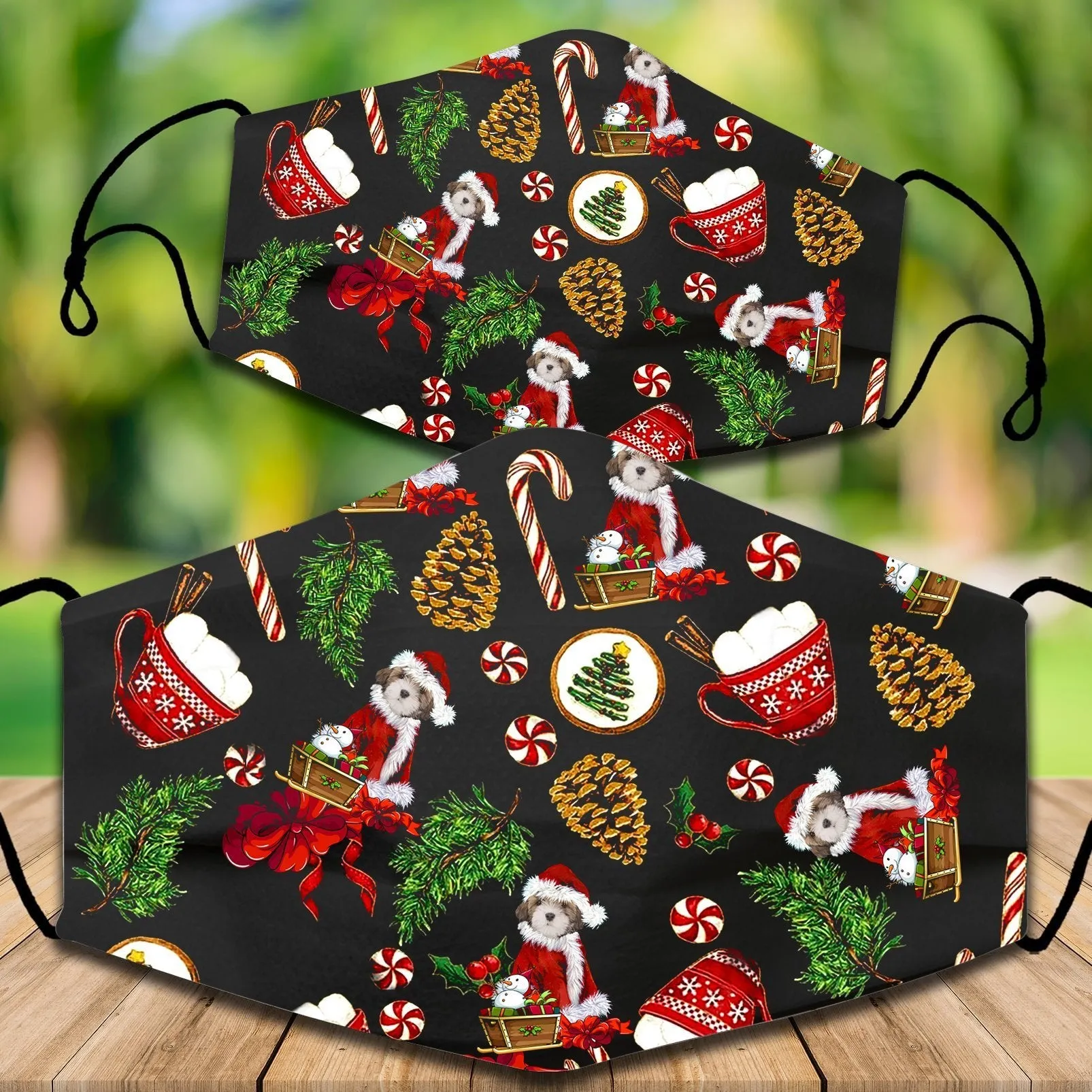 Lhasa Apso Christmas Veil