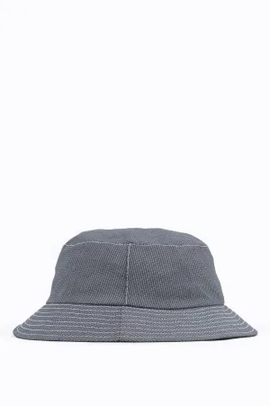 LITE YEAR NYLON COTTON RIPSTOP BUCKET HAT BLACK