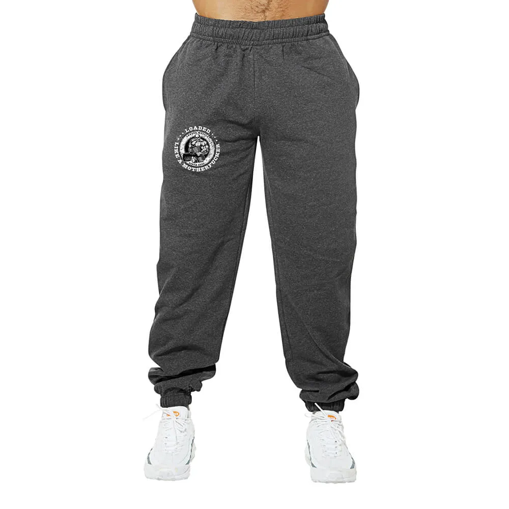 Loaded Like A Motherfucker Sweatpants - Charcoal