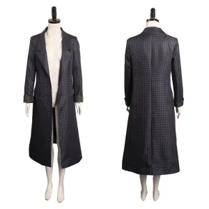 Loki Sylvie Houndstooth Coat Cosplay Costume Halloween Carnival Suit