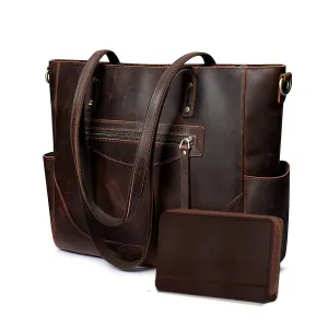Loretta Leather Tote   FREE Matching Wallet