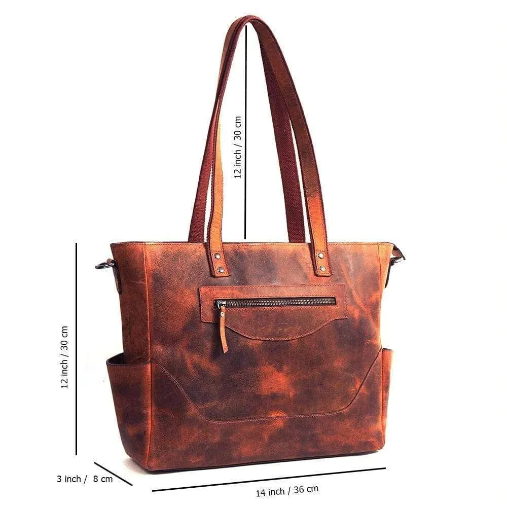 Loretta Leather Tote   FREE Matching Wallet