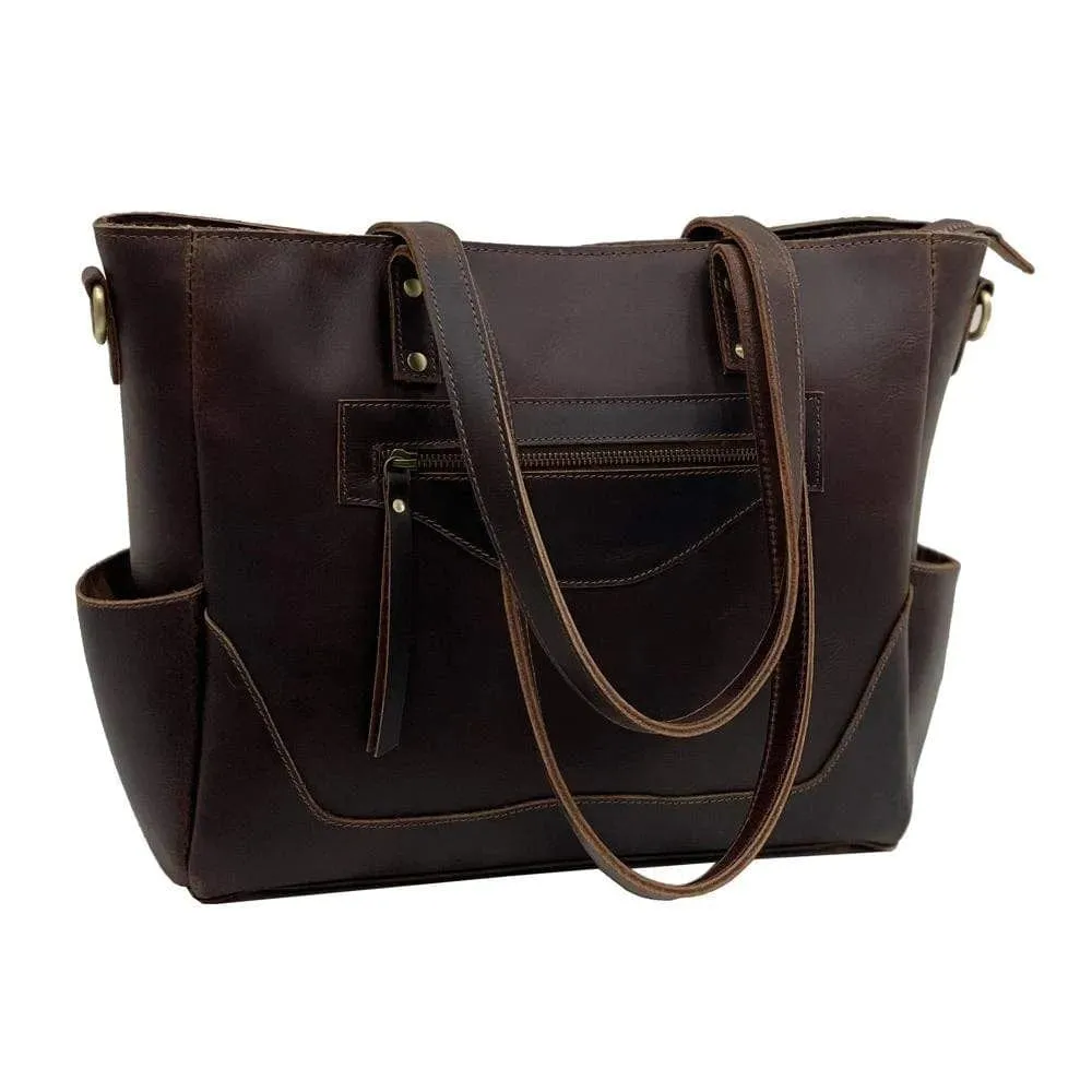 Loretta Leather Tote   FREE Matching Wallet